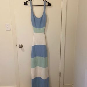 sabo skirt knit maxi dress - backless, size M